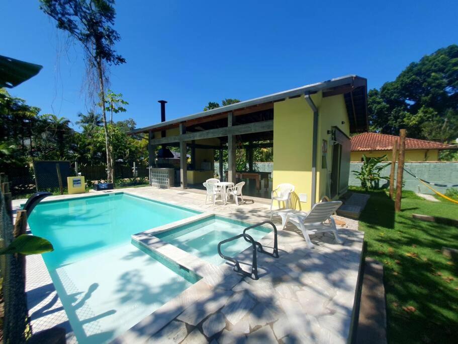 Itamambuca A Beira Mar Com Piscina Villa Ubatuba Exteriör bild