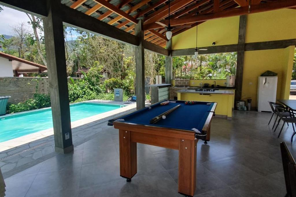 Itamambuca A Beira Mar Com Piscina Villa Ubatuba Exteriör bild